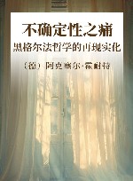 不确定性之痛 黑格尔法哲学的再现实化 封面