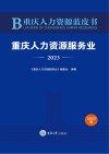 重庆人力资源蓝皮书 重庆人力资源服务业 2023 封面