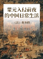 蒙元入侵前夜的中国日常生活 封面