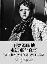 不要温顺地走进那个良宵 狄兰·托马斯诗合集 1934-1952 封面